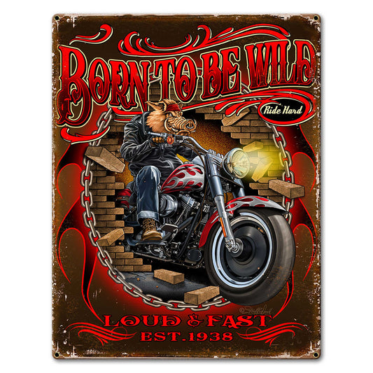 Born Wild 2 23 x 30 Custom Shape