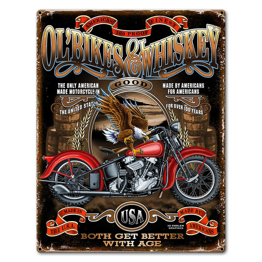 Ol Bikes 6 18 x 24 Custom Shape