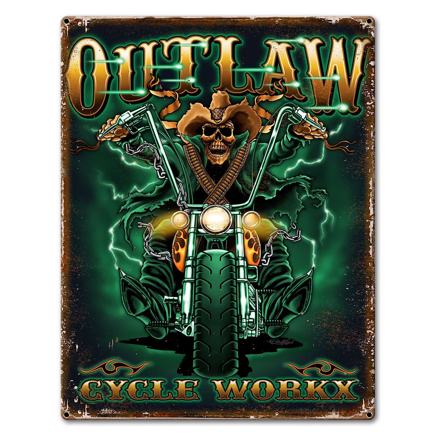 Outlaw 12 x 16 Custom Shape