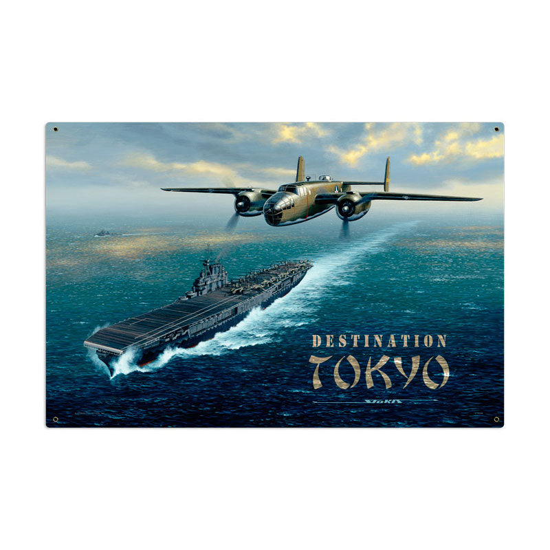 Destination Tokyo Vintage Sign