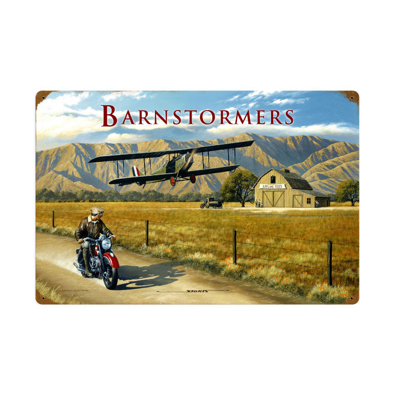 Barnstormer Vintage Sign