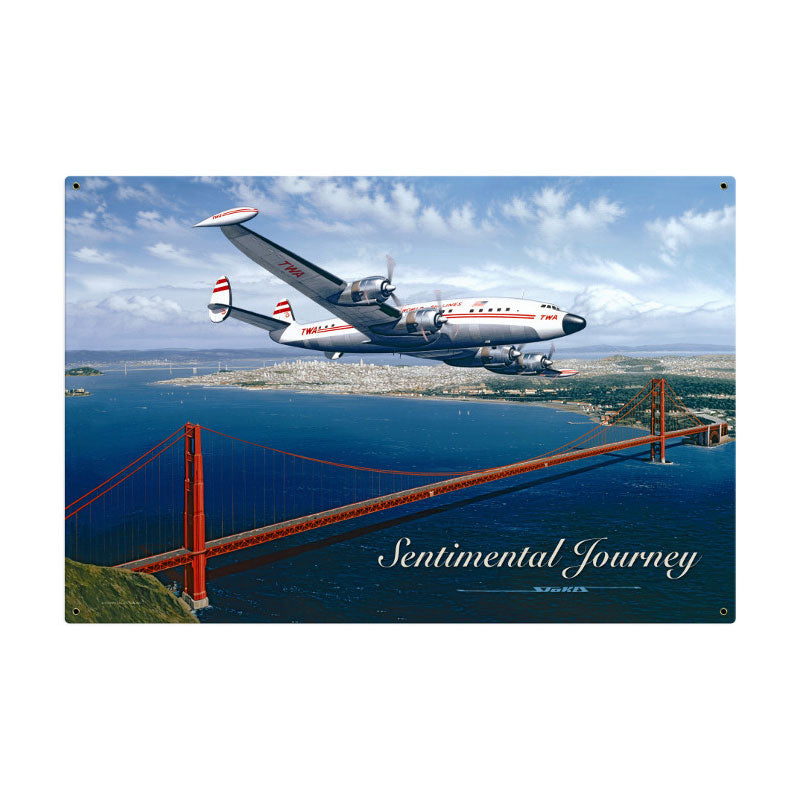 Sentimental Journey Vintage Sign