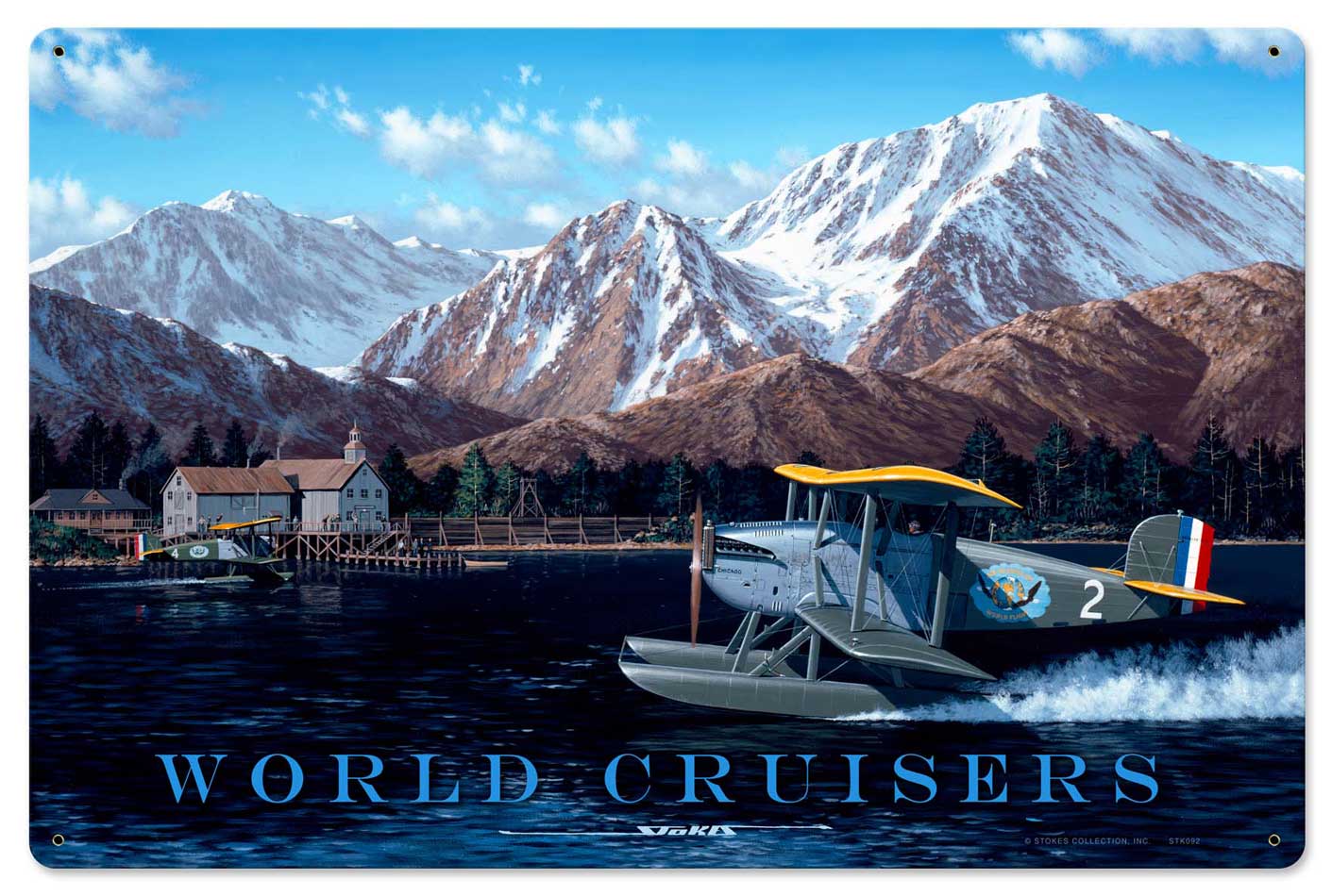 World Cruisers Vintage Sign