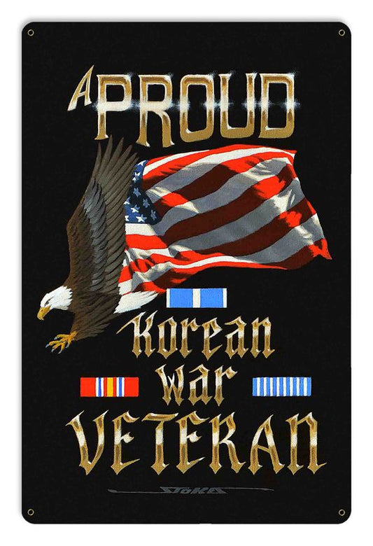 KOREAN WAR Vintage Sign