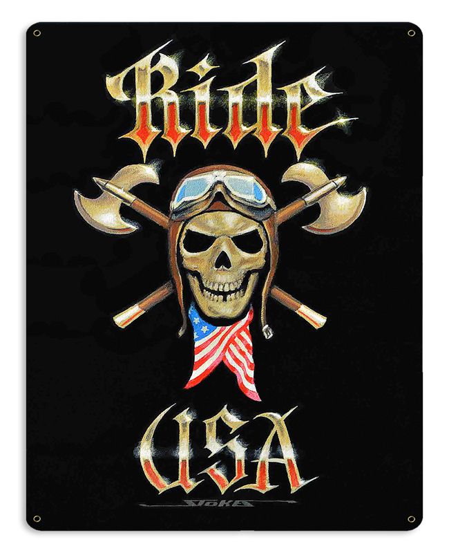 RIDE USA Vintage Sign