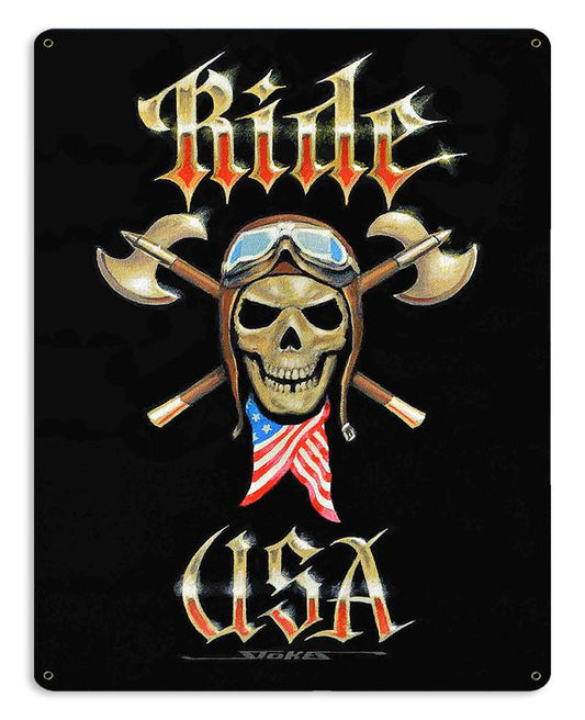 RIDE USA Vintage Sign