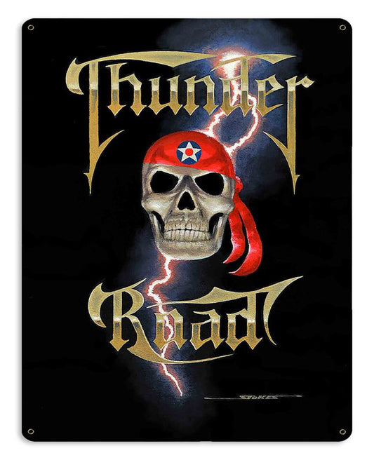 THUNDER ROAD Vintage Sign