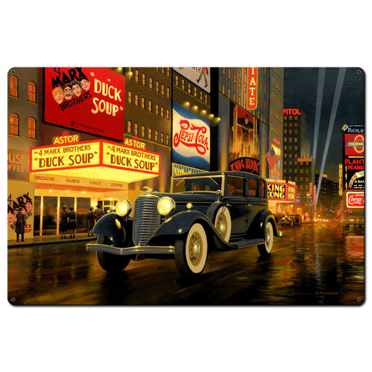 1933 Lincoln 36 X 24 vintage metal sign