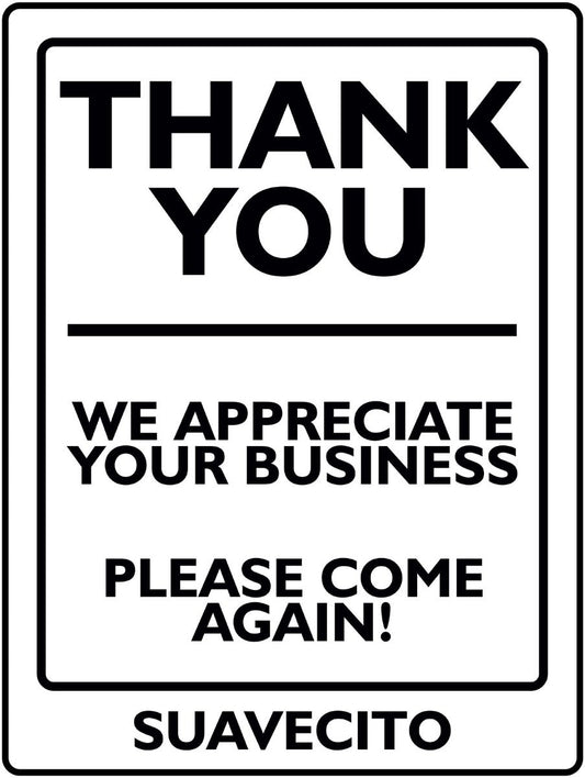 SVP058 - THANK YOU SIGN