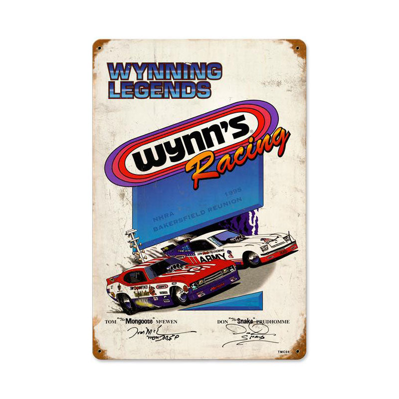 Wynning Racing Vintage Sign