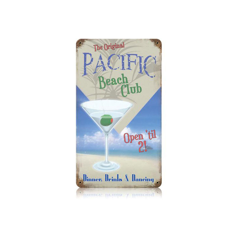 Pacific Beach Club Vintage Sign