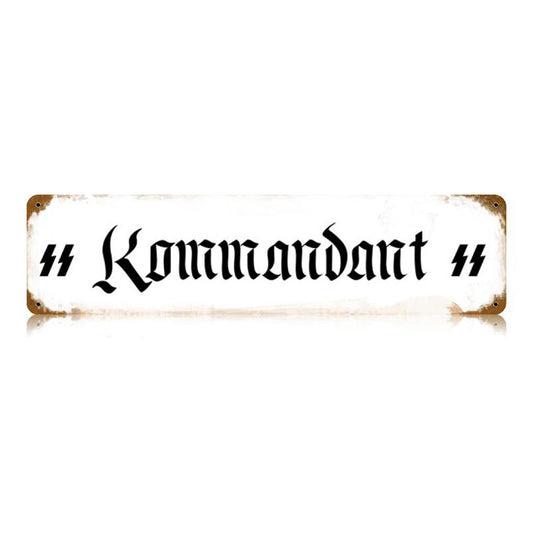 Kommandant Vintage Sign