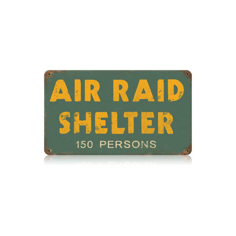 Air Raid Shelter Vintage Sign