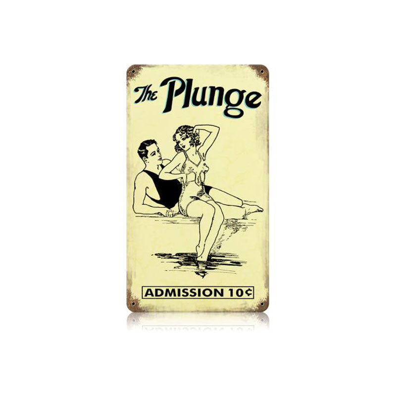 The Plunge Vintage Sign