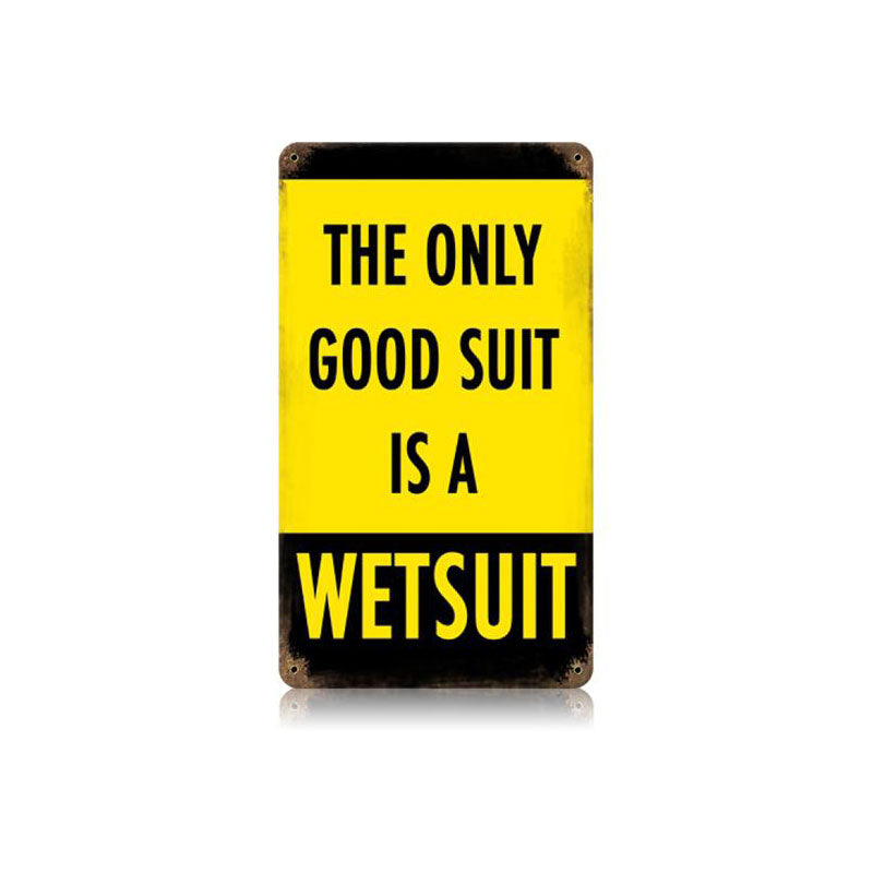 Wetsuit Vintage Sign