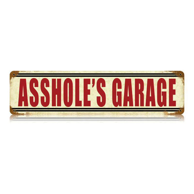 Asshole'S Garage Vintage Sign