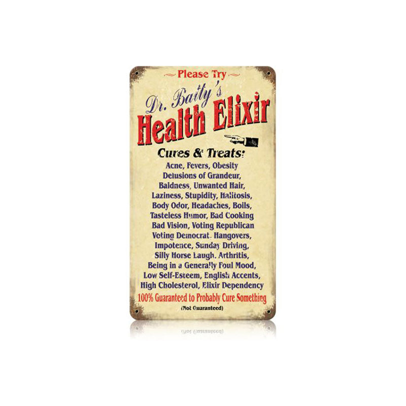 Dr Batty Elixir Vintage Sign