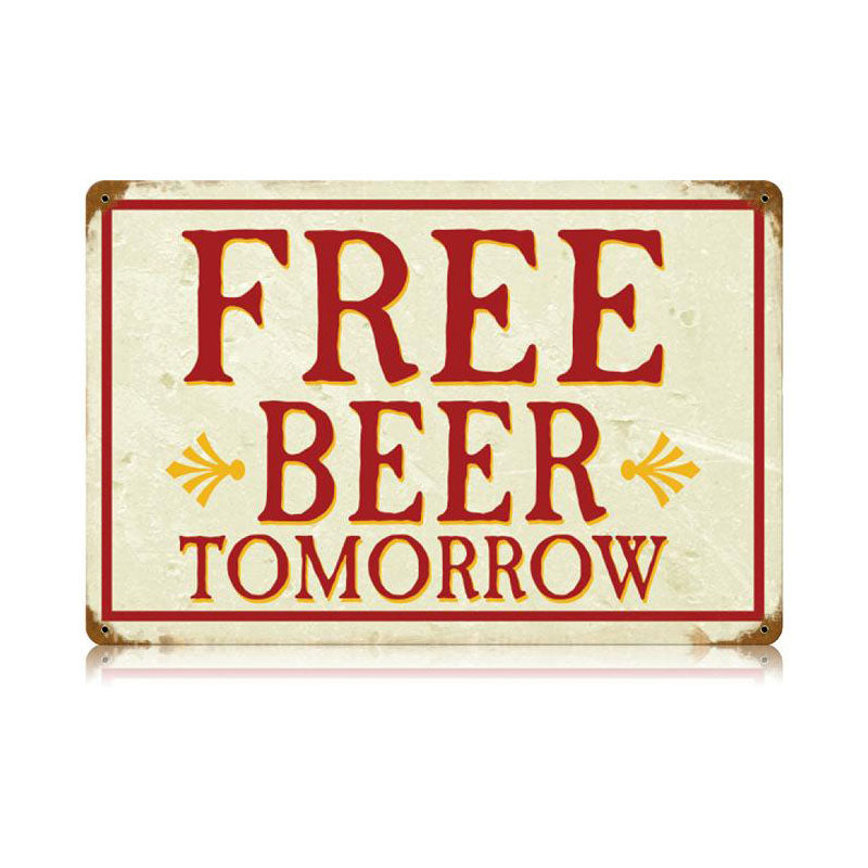 Free Beer Vintage Sign