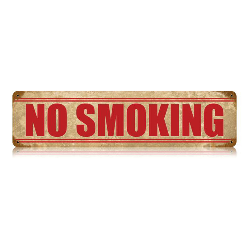 No Smoking Vintage Sign