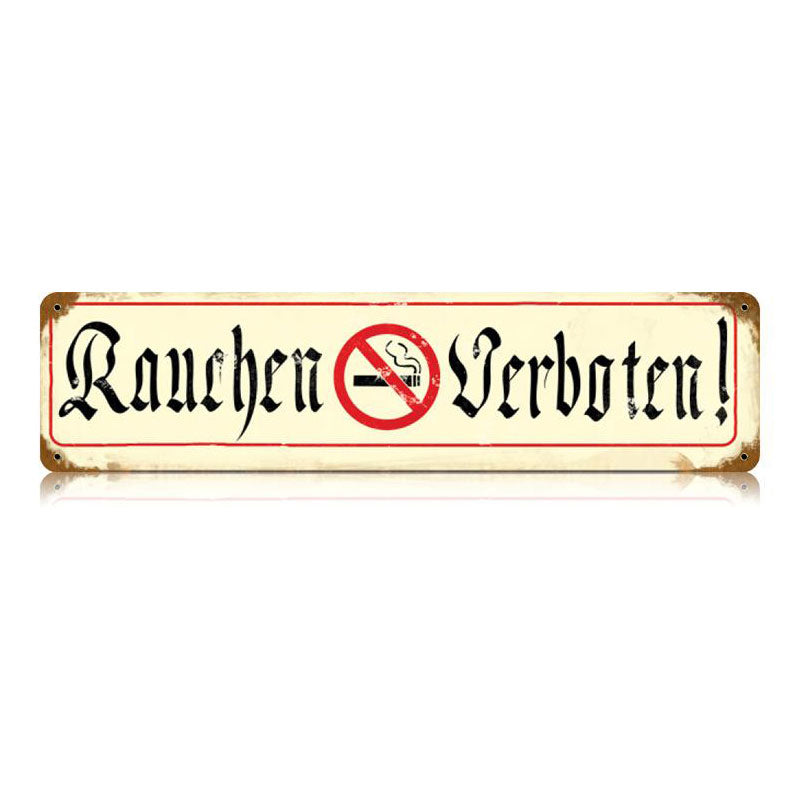 Rauchen Verboten Vintage Sign