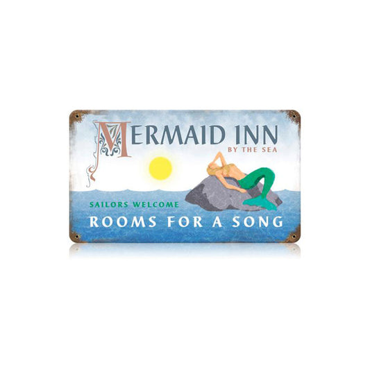 Mermaid Inn Vintage Sign