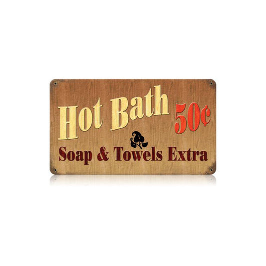 Hot Bath Vintage Sign