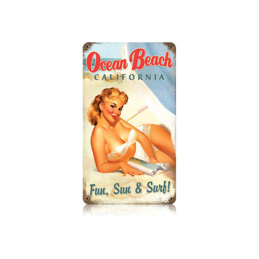 Ocean Beach Vintage Sign