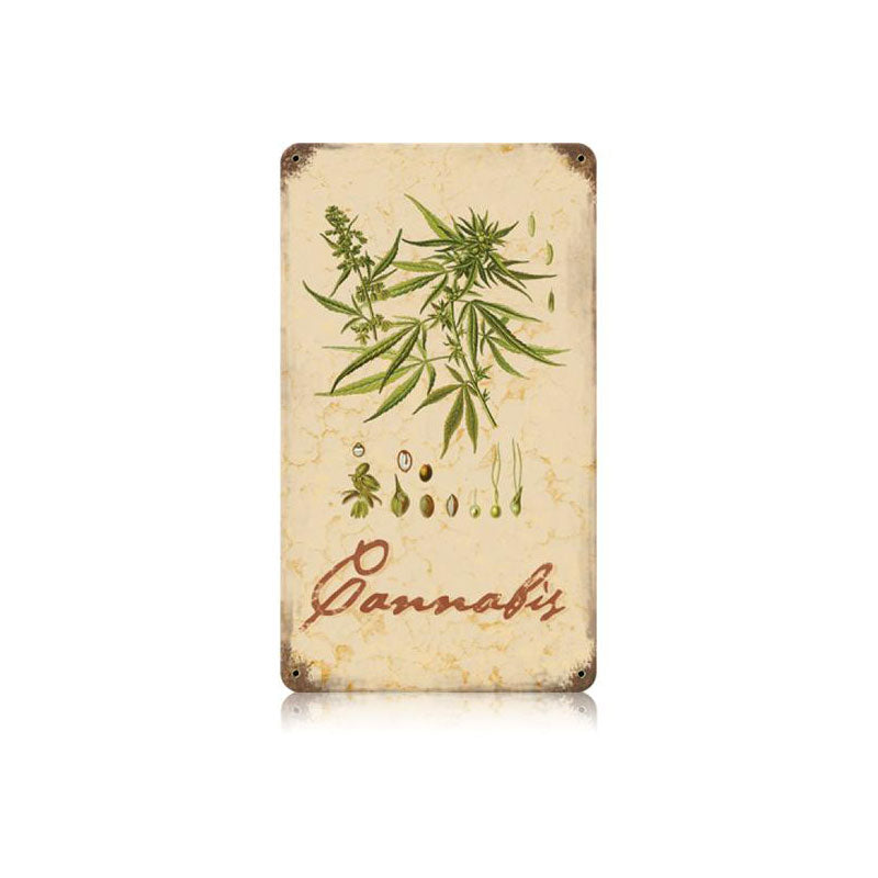 Cannabis Vintage Sign