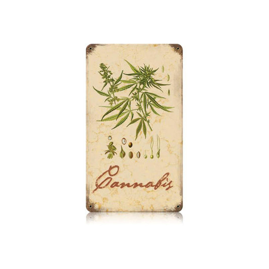 Cannabis Vintage Sign