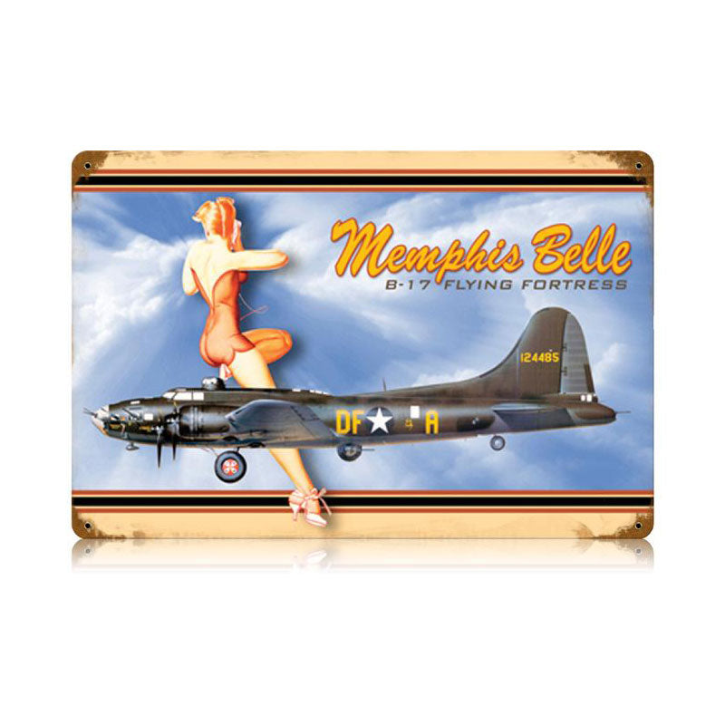 Memphis Belle Vintage Sign