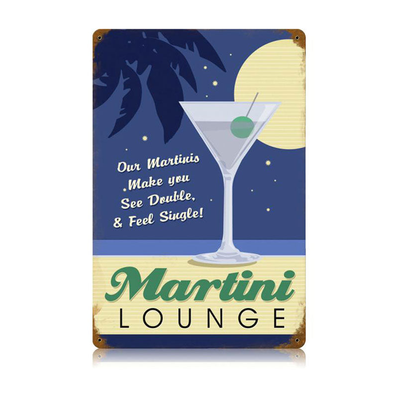 Martini Lounge Vintage Sign