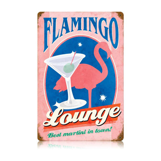 Flamingo Lounge Vintage Sign