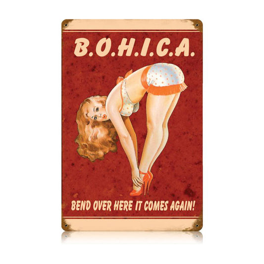 Bohica Vintage Sign