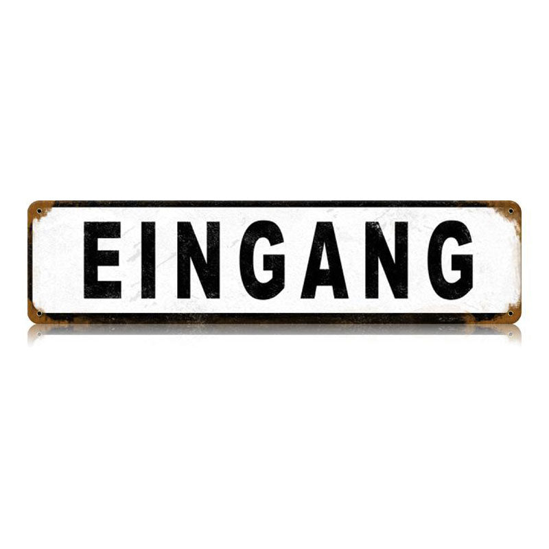 Eingang Vintage Sign