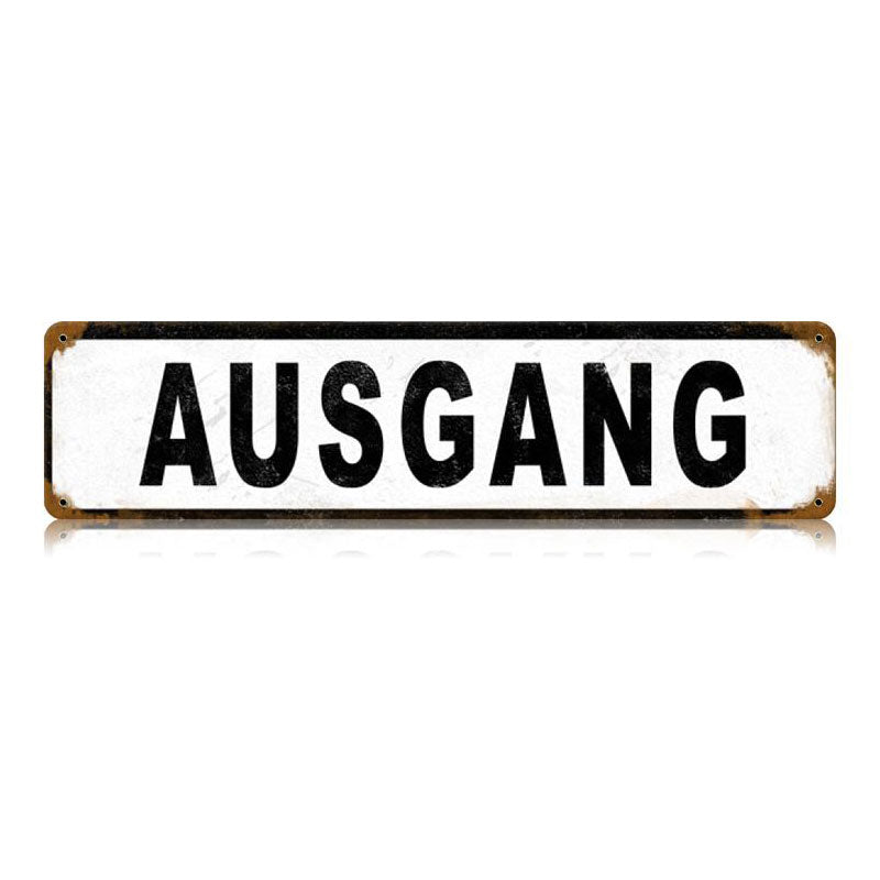 Ausgang Vintage Sign