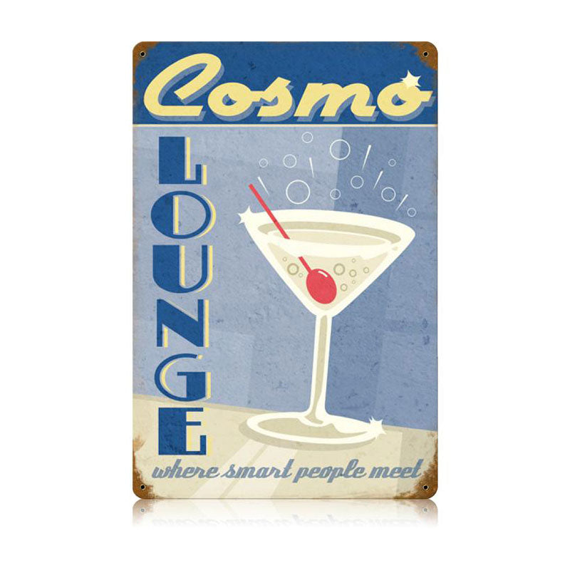 Cosmo Lounge Vintage Sign