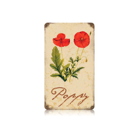 Poppy Vintage Sign