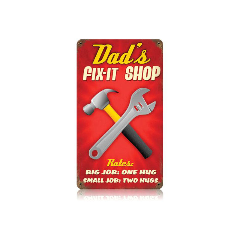 Dads Shop Vintage Sign