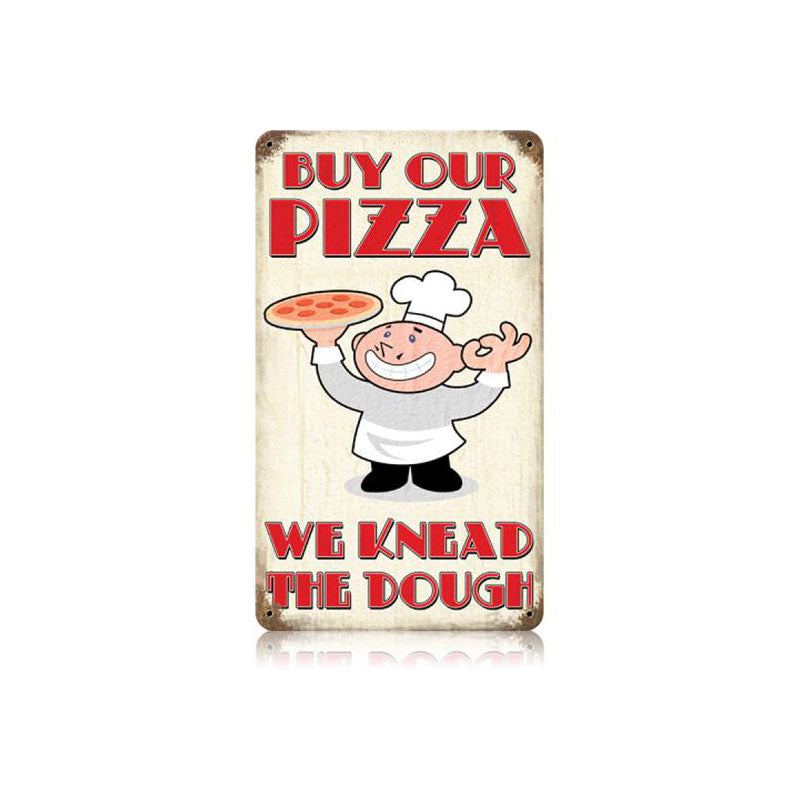Buy Our Pizza Vintage Sign