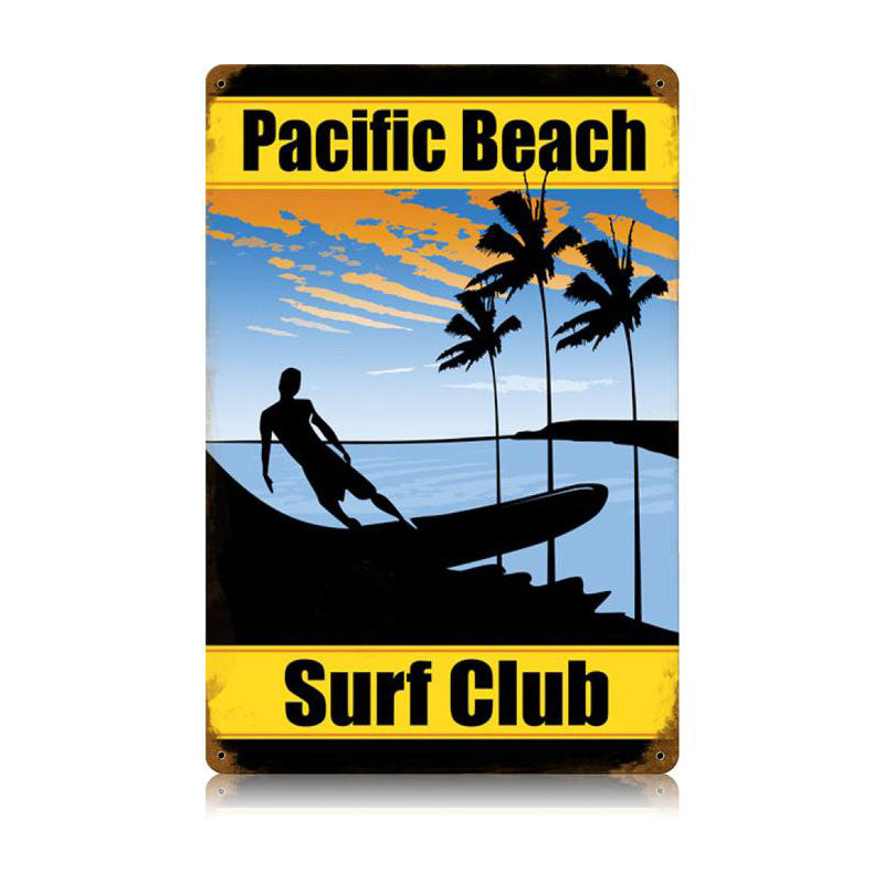 Pacific Beach Surf Vintage Sign