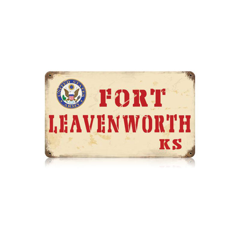 Fort Leavenworth Vintage Sign