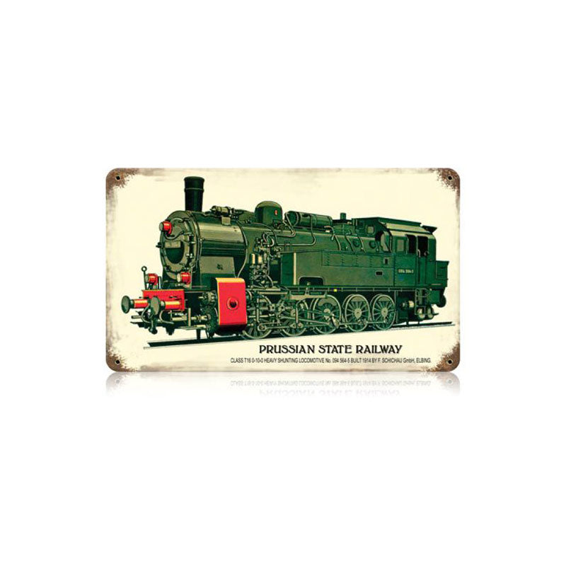Prussian State Railway Vintage Sign