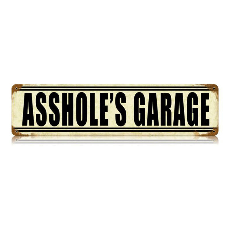 Asshole'S Garage Vintage Sign
