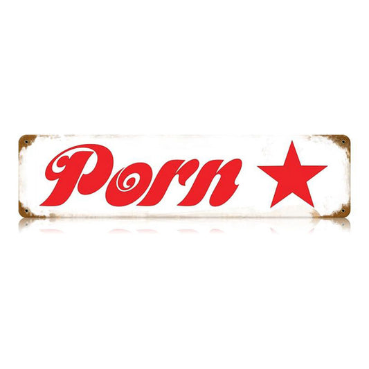 Porn Star Vintage Sign