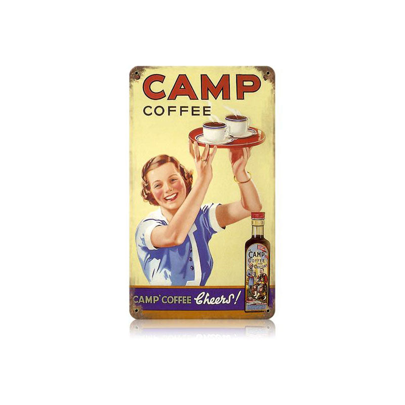Camp Coffee Vintage Sign