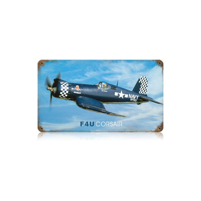 F4U Corsair Vintage Sign