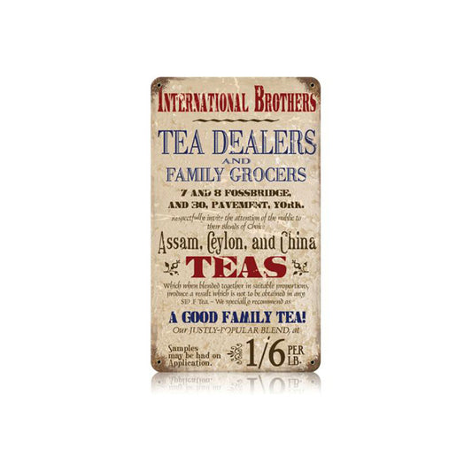 Tea Dealer Vintage Sign