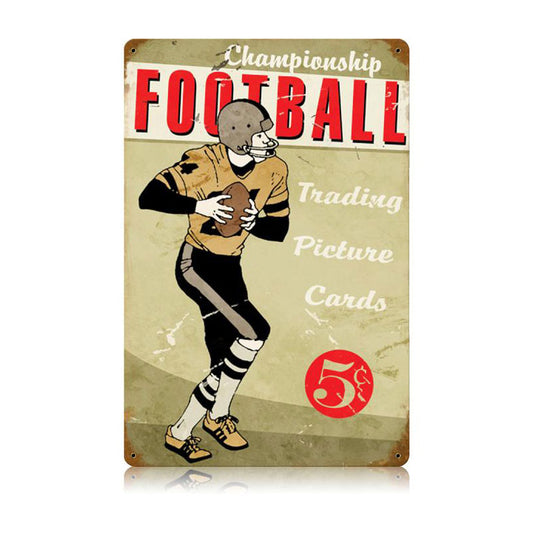 Football Vintage Sign