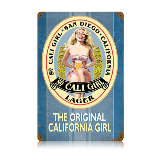 So Cali Girl Vintage Sign