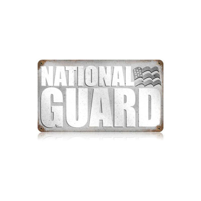 National Guard Vintage Sign